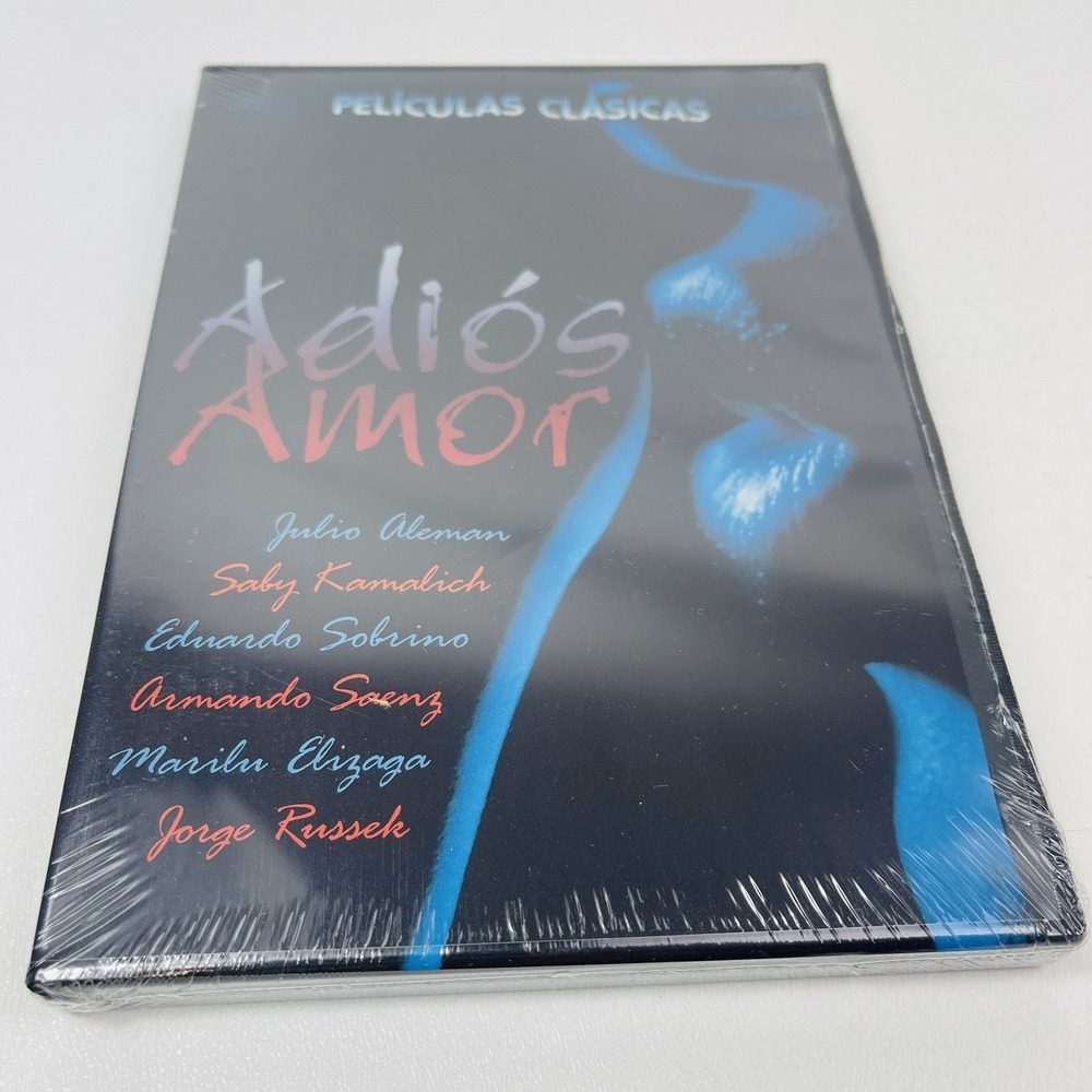 Adios Amor DVD 2007 Julio Aleman Saby Kamalich Cine Clasico Mexico
